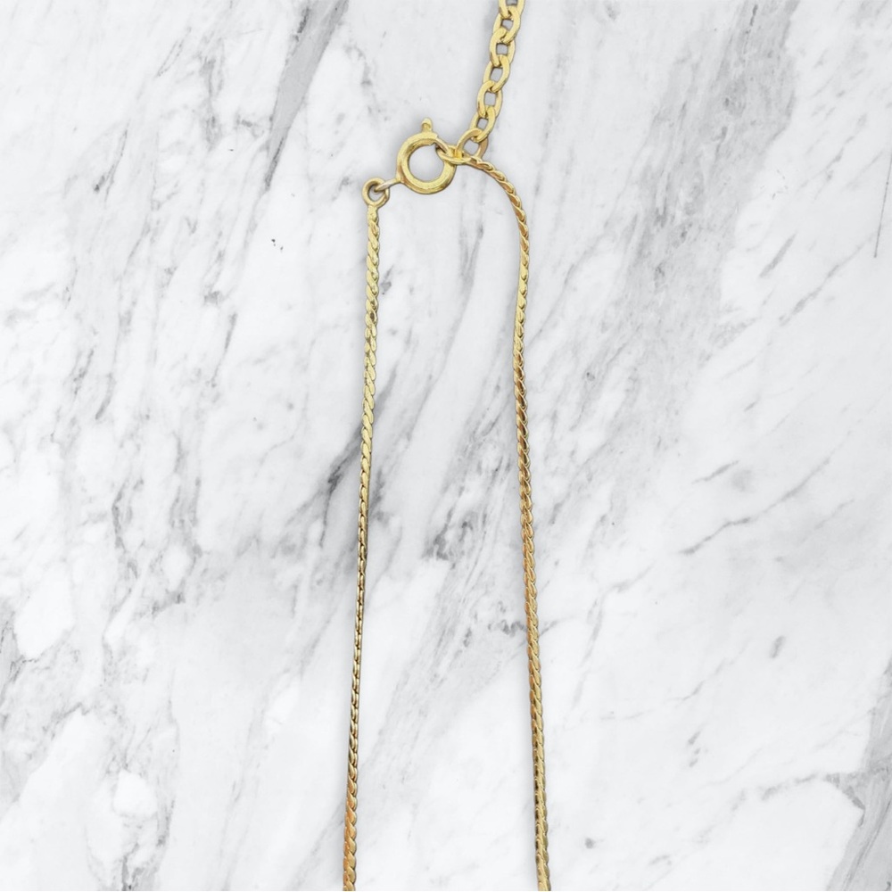 Christian Dior V-Shape Rhinestone Necklace - Picture 6 of 6